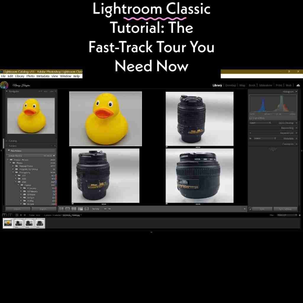 Lightroom Classic Tutorial hero image with title